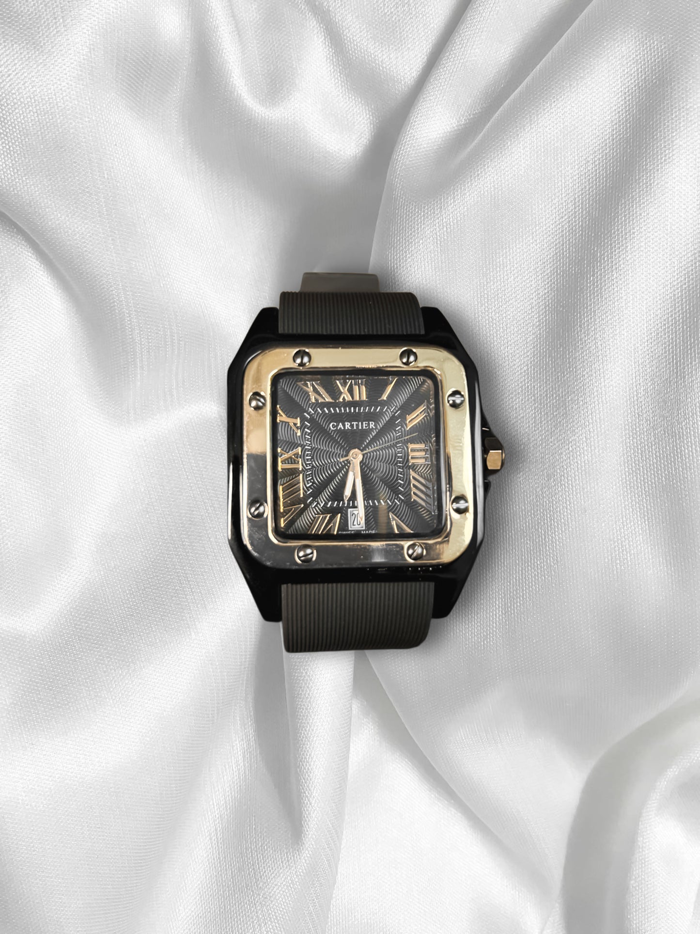 Cartier Santos Jubilee – Black & Gold Edition