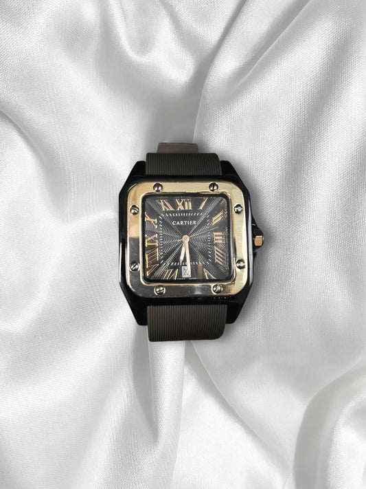 Cartier Santos Jubilee – Black & Gold Edition