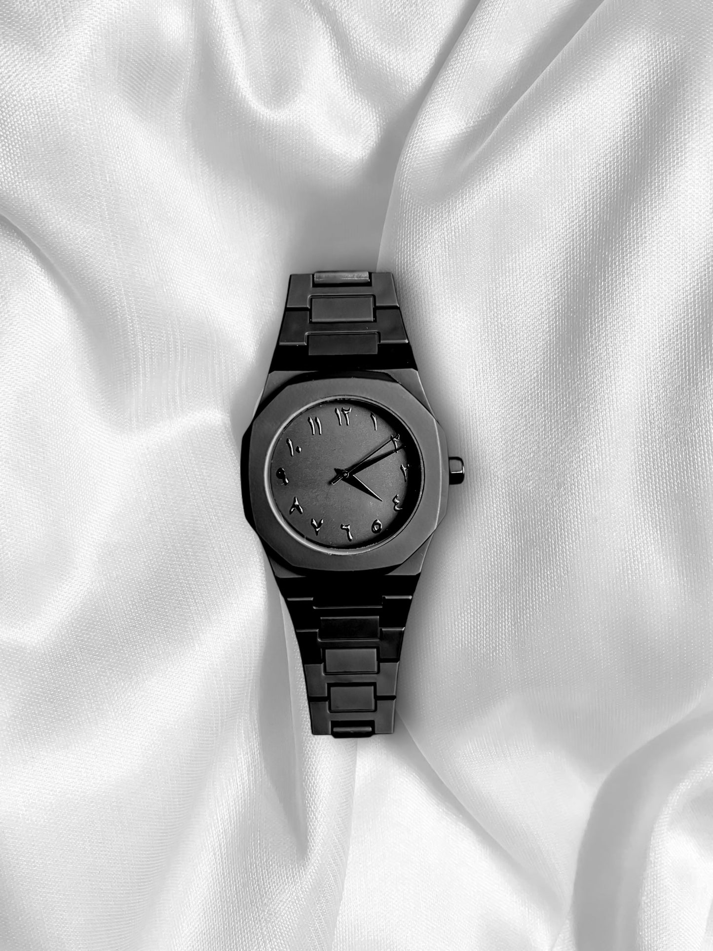 Black Aura Watch – Arabic Dial Edition