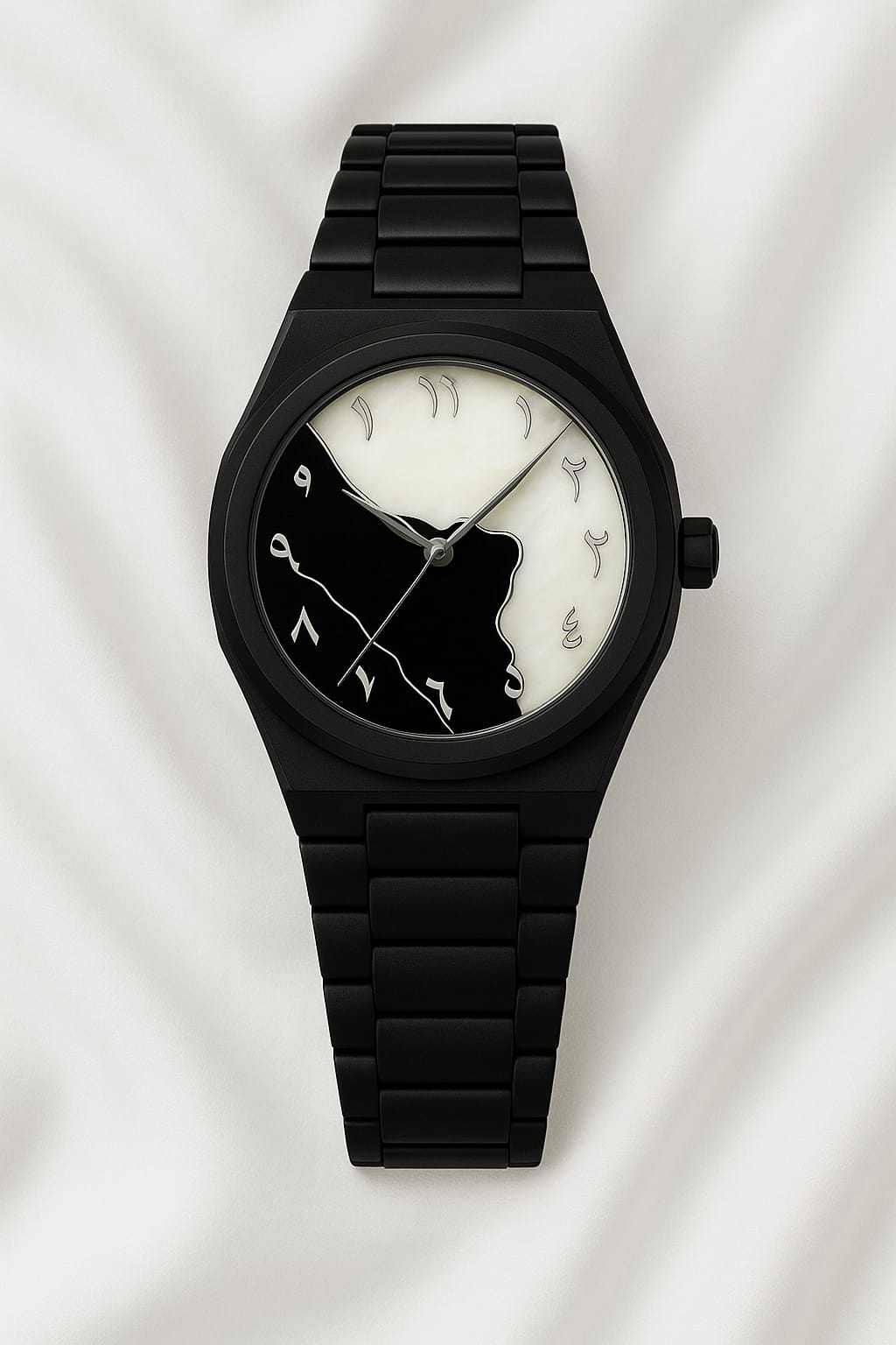 Arabic Aura Black and White